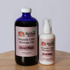 *NEW* Organic Sweet Plum CBD Massage Oil | 2x Potency