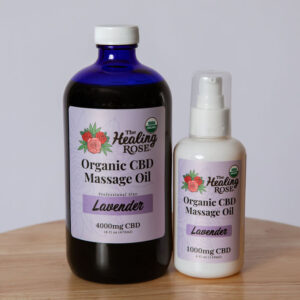 *NEW* Organic Lavender CBD Massage Oil | 2x Potency